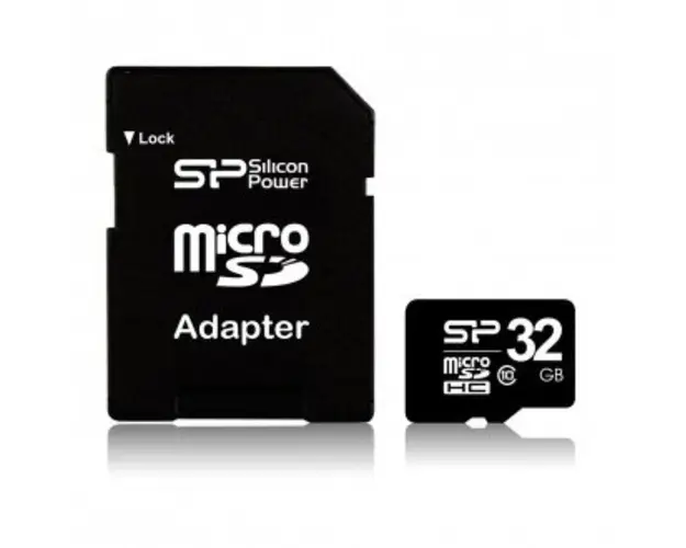 Card de memorie Silicon Power MicroSD 32GB cu Adaptor SDHC, Clasa 10