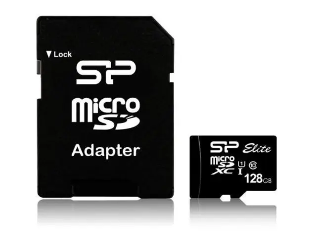 Card de memorie Silicon Power Elite Micro-SDXC 128GB, Clasa 10, UHS-I U1