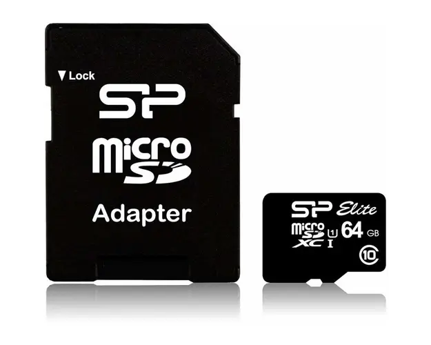 Card de memorie Silicon Power Micro SDXC 64GB Class 10 Elite UHS-1 +Adapter