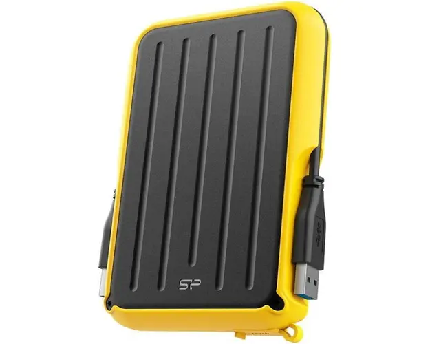 Hard disk extern Silicon Power Armor A66 2.5inch 4TB USB 3.2 IPX4 Yellow