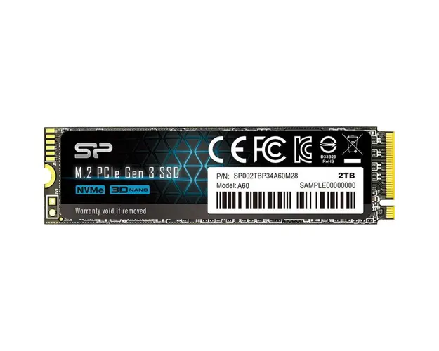 SSD P34A80 M.2 2280, 2TB PCI Express 3.0 SLC NVMe
