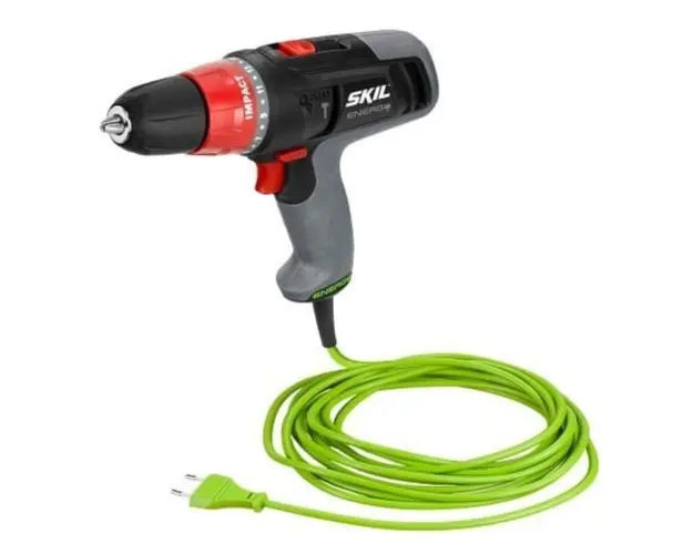 Masina de gaurit si insurubat cu percutie F0156225AA, 220-240 V, 10 mm mandrina, 1600 RPM, 20.800 PPM, 6 m lungime cablu, 13 mm diametru maxim de gaurire