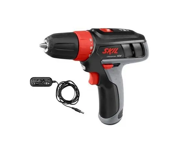 Masina de insurubat (bormasina) cu acumulator 2330 AA, 12 V, 1.5 Ah, 1500 RPM, 28 Nm, 10 mm mandrina + incarcator + burghiu cu doua capete