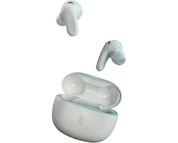 Casti In-Ear Skullcandy Rail ANC, True Wireless, Bluetooth, Active Noise Cancelling, Bone Orange Glow