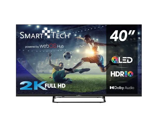 Televizor SmartTech QLED 40QW01V, 101 cm, Smart WebOS, Full HD, Clasa E