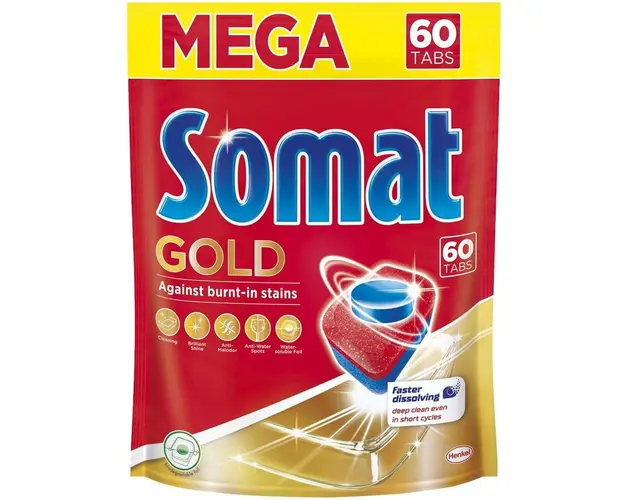 Detergent pentru masina de spalat vase Somat Gold, 60 spalari