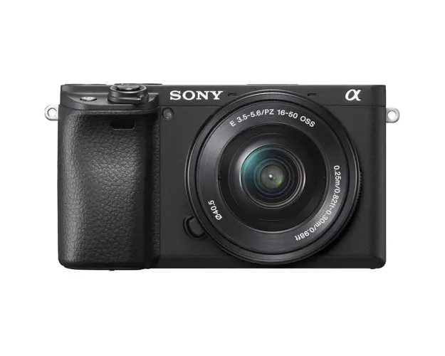 Aparat foto Mirrorless Sony Alpha A6400 LB, 24.2 MP, APS-C, E-mount, 4K HDR, 4D Focus, Time-lapse, ISO 100-32000, Negru + Obiectiv SELP1650 16-50 mm