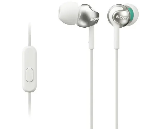 Casti audio In-ear Sony MDREX110APW, Control Telefon, Alb