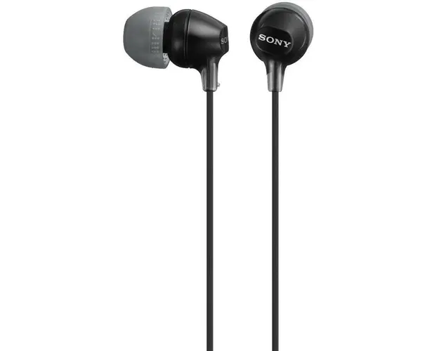 Casti In-Ear Sony MDR-EX15LPB, Cu fir, Negru