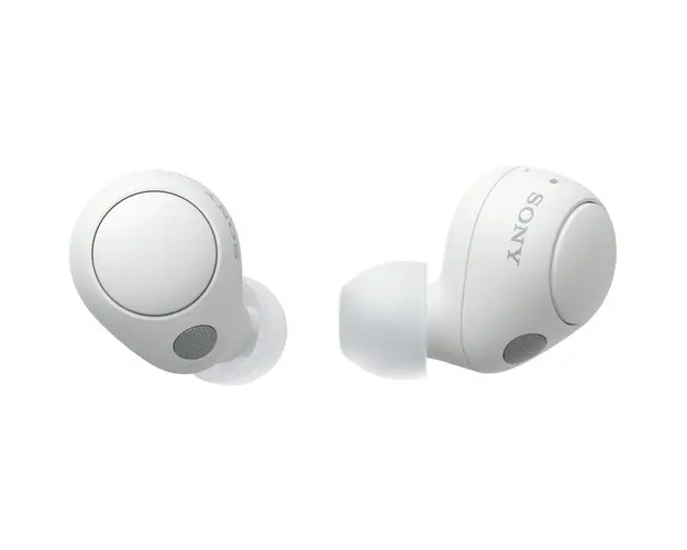 Casti In-Ear Sony WF-C700NW, True Wireless, Noise Cancelling, Bluetooth, Microfon, Conexiune multipunct, Fast Pair, IPX4, Autonomie baterie 20 ore, Alb