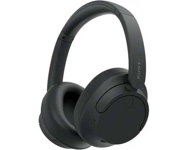 Casti Over the Ear Sony WH-CH720NB, Noise Cancelling, Wireless, Bluetooth, Multipoint connection,Microfon, Quick Charge, Autonomie 35 ore, Negru