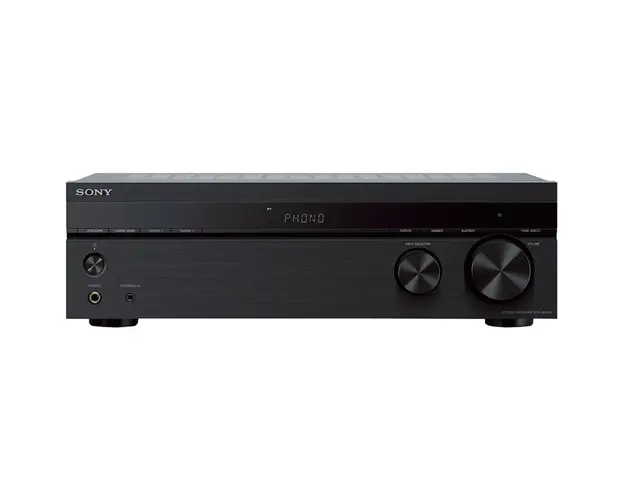 Receiver AV SONY STR-DH190, Stereo, Hi-Res, Intrare Phono, 2 x 100W, Amplificator, Bluetooth, Tuner FM, Negru
