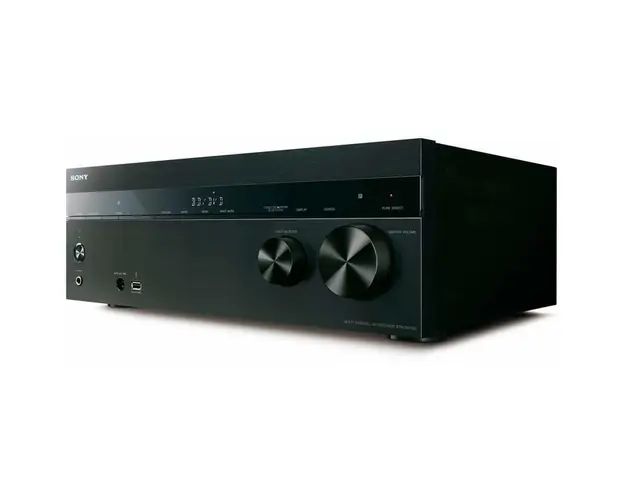 Receiver AV STR-DH590, 5.2 canale, Hi-Res, 4K HDR, 3D, 5 x 145 W, Amplificator, Bluetooth, Tuner FM, Negru