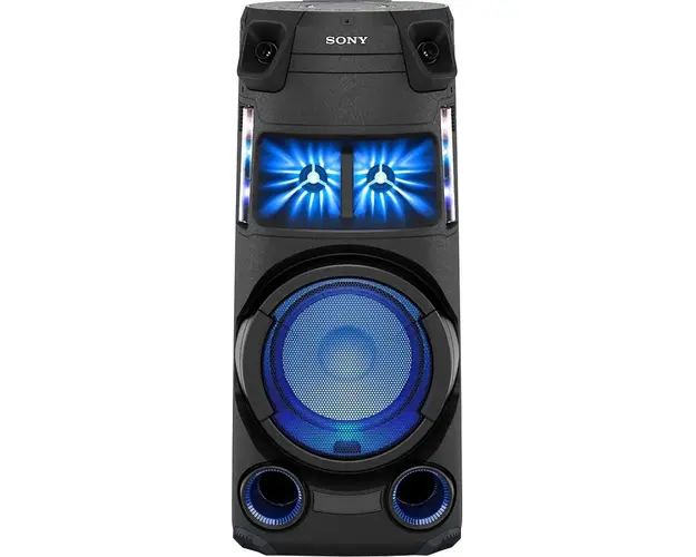 Sistem audio High Power SONY MHC-V43D, Jet Bass Booster, Bluetooth, Party lights, Radio, Negru