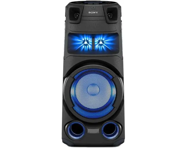 Sistem audio High Power SONY MHC-V73D, Hi-Fi, Jet Bass Booster, Party music, Party lights, Dj Effects, Bluetooth, NFC, LDAC, USB, DVD, HDMI, Negru
