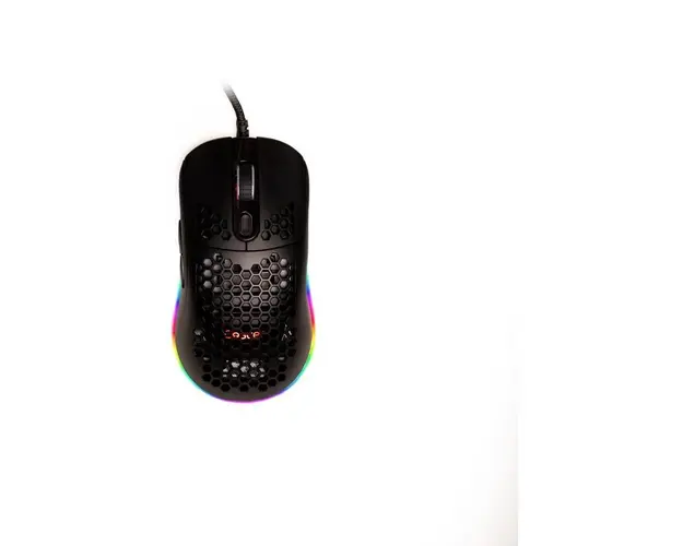 Mouse Gaming Spacer SPGM-ALIEN-LIGHT, USB, 6.400 dpi, iluminare RGB (Negru)