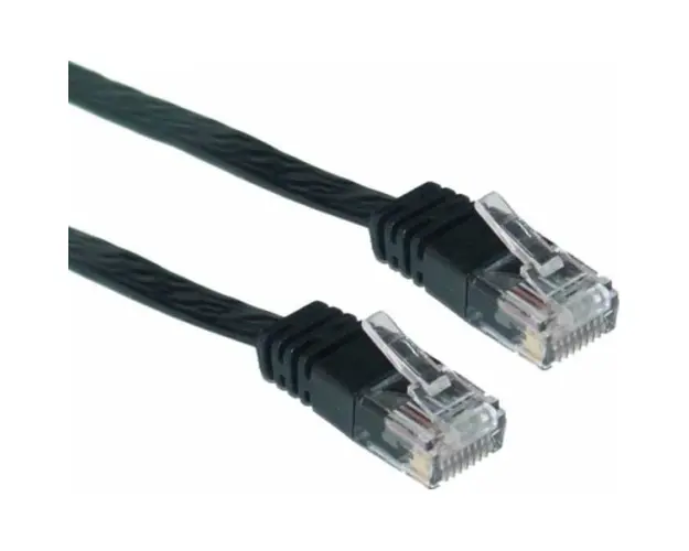 Patch Cord UTP Cat5e, cupru-aluminiu, 2 m, negru, AWG26