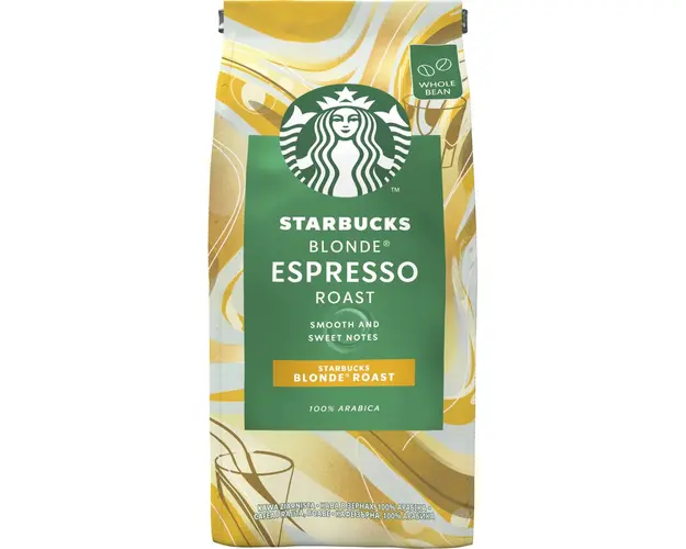 Cafea boabe Starbucks Blonde Espresso Roast, 200g