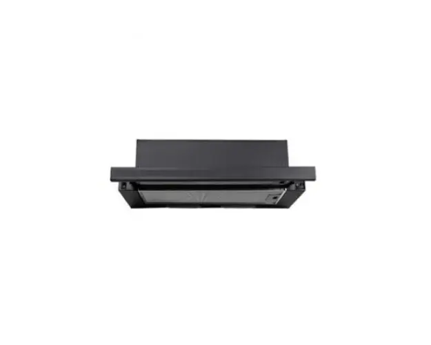 Hota telescopica incorporabila Studio Casa Wind Turbo Black, Putere de absorbtie 483 m3/h, Motor Turbo, 60 cm, Negru