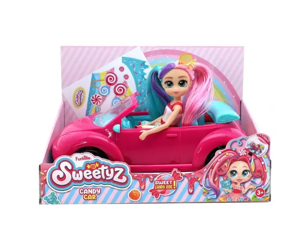 PAPUSA SWEETYZ SI MASINA DECAPOTABILA