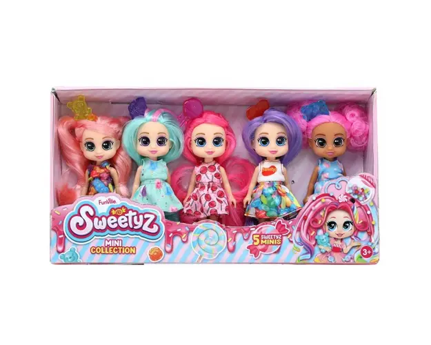SET 5 PAPUSI, SWEETYZ, 23 CM