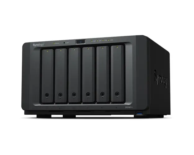 Network Attached Storage DS1621+ DiskStation cu procesor AMD Ryzen V1500B 2.2GHz, 6-Bay, 4GB DDR4