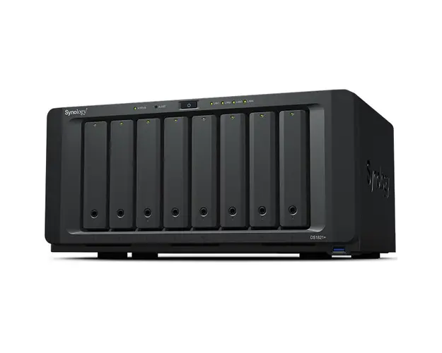 Network Attached Storage DS1821+ DiskStation cu procesor AMD Ryzen V1500B 2.2GHz, 8-Bay, 4GB DDR4