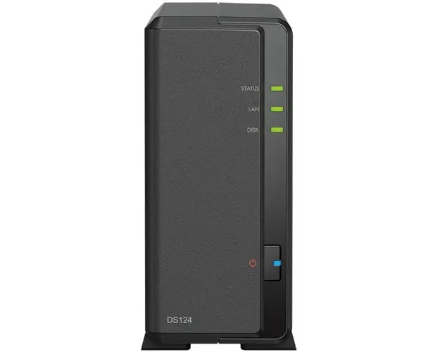 Network Attached Storage DiskStation DS124 cu procesor Realtek RTD1619B 1.7GHz, 1-bay, 1GB DDR4