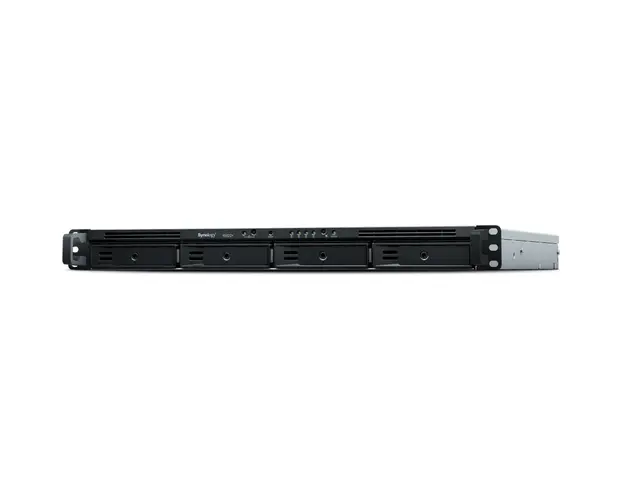 Network Attached Storage 1U RackStation RS822RP+, Procesor AMD Ryzen™ V1500B, 2 GB DDR4, 4-Bay, 4 x Gigabit LAN, 2 x USB 3.2, 1 x eSATA, PCIe Expansion