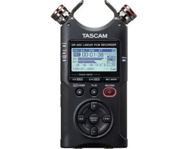 Recorder portabil, Tascam DR-40X, cu 4 canale si interfata audio USB integrata