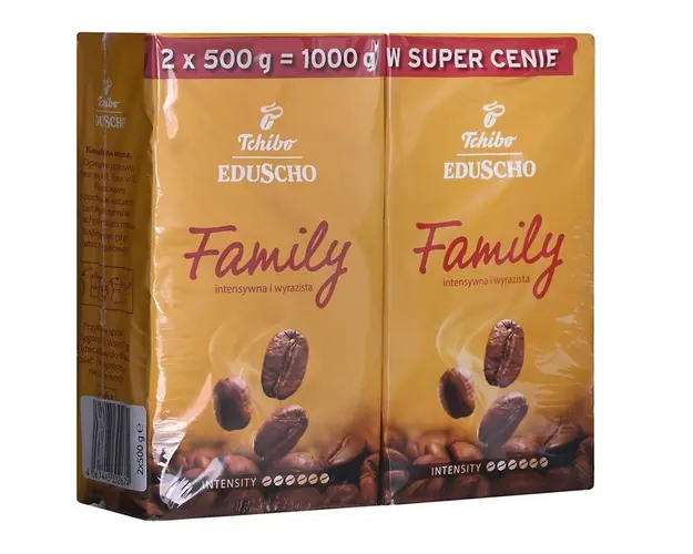 Cafea macinata Tchibo Family, intensitate 6, 2 x 500g