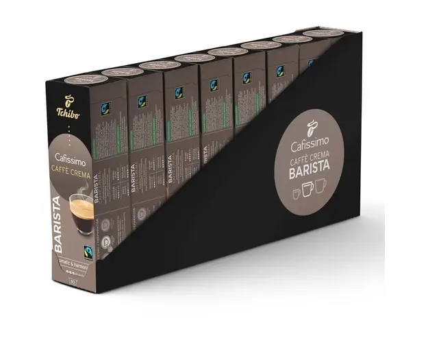 Set 8 x Cafea capsule Tchibo Cafissimo Barista Caffe Crema, 80 capsule, 640 g
