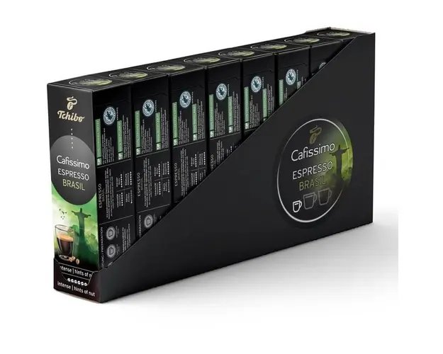 Set 8 x Capsule Tchibo Cafissimo Espresso Brasil, 80 Capsule, 640 g