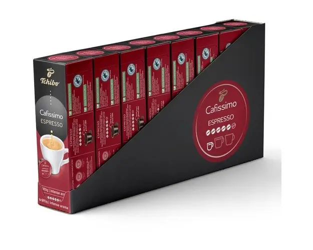 Set 8 x Capsule Tchibo Cafissimo Espresso Intense Aroma, 80 Capsule, 600 g
