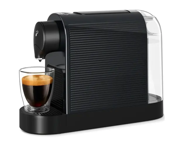 Espressor Tchibo Cafissimo Pure Plus 644880, 800 ml, 15 bari, 1250W, capsule, Negru