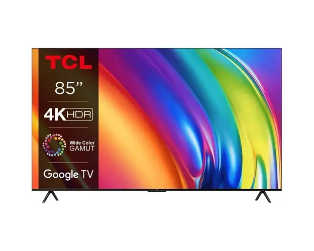Televizor LED TCL 85P745, 214 cm, Smart Google TV, 4K Ultra HD, Clasa G