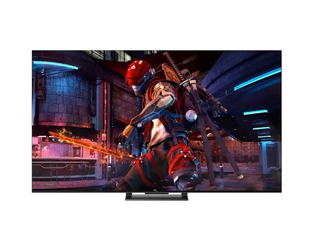 Televizor QLED TCL 75C745, 189 cm, Smart Google TV, 4K Ultra HD, 100hz, Clasa G