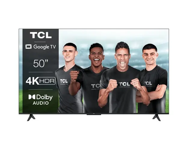 Televizor TCL LED 50P638, 126 cm, Smart Google TV, 4K Ultra HD, Clasa F