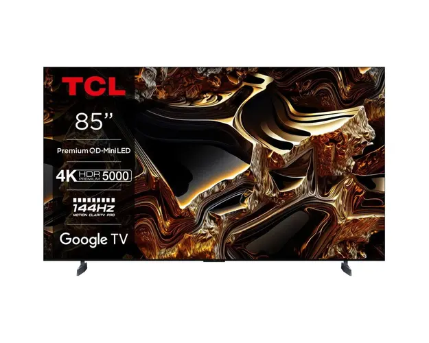 Televizor TCL MiniLed 85X955, 214 cm, Smart Google TV, 4K Ultra HD, 100Hz, Clasa G