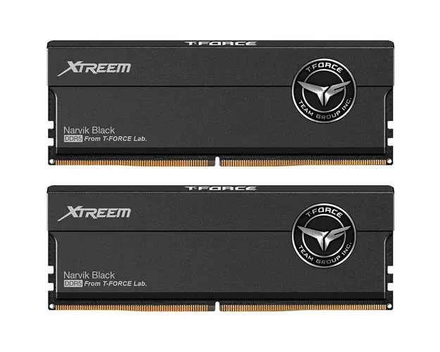 Kit 2 memorii RAM, TeamGroup, 48GB, DDR5, 7600MHz, Negru