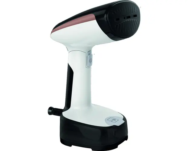 Aparat de calcat vertical cu abur pliabil Tefal Access Steam Compact DT3030E0, 1300W, 16g/min, 120ml, auto-off, Alb/Negru
