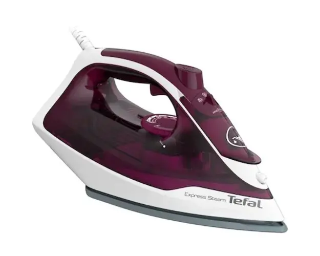 Fier de calcat Tefal Express Steam FV2835E0, 2400W, Jet de abur 160 g/min, abur variabil 0-35 g/min, 270 ml, violet