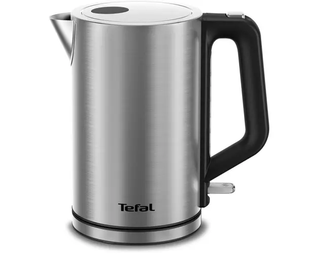 Fierbator Tefal Bronx KI513D10, inox, 1.7 L, 2200 W, filtru anticalcar detasabil, temperatura ajustabila, argintiu