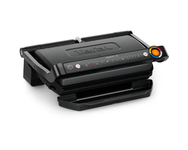 Gratar electric Tefal OptiGrill+ XL GC727810, 2000W, 9 programe de gatire automate, indicator gatire, placi detasabile cu invelis antiaderent, negru