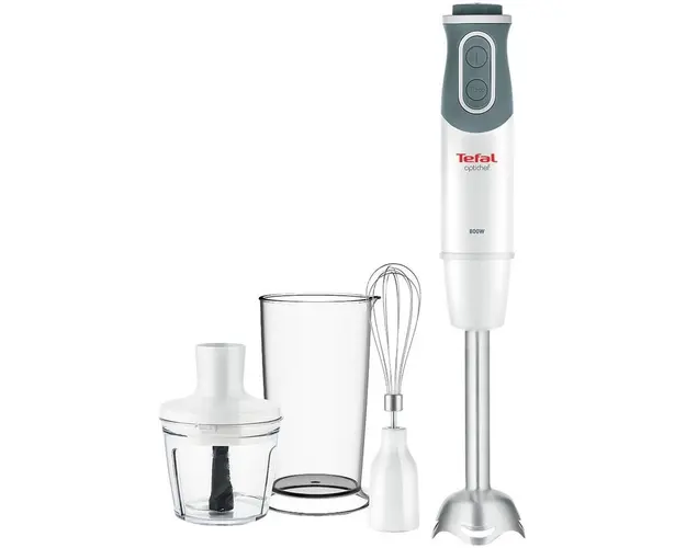 Mixer vertical Optichef HB643138, 800W, functie pulse, functie turbo, pahar 800ml, tocator 500ml, tel, Alb