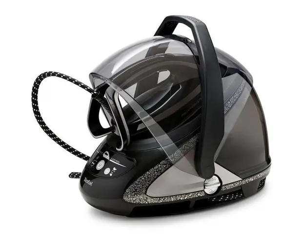 Statie de calcat TEFAL Pro Express Ultimate+ GV9620E0, 2600W, 650g/min, 1.9l, talpa Durilium Airglide Autoclean, argintiu-negru