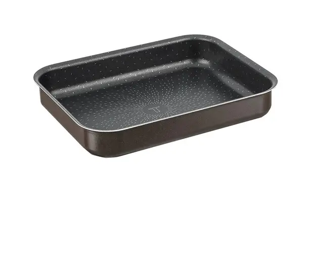 Tava de copt TEFAL Succes cuptor J1600502, 19x25cm, aluminiu, negru