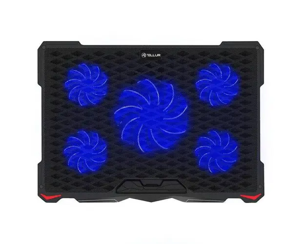 Cooler notebook Basic, 17 LED, USB, negru