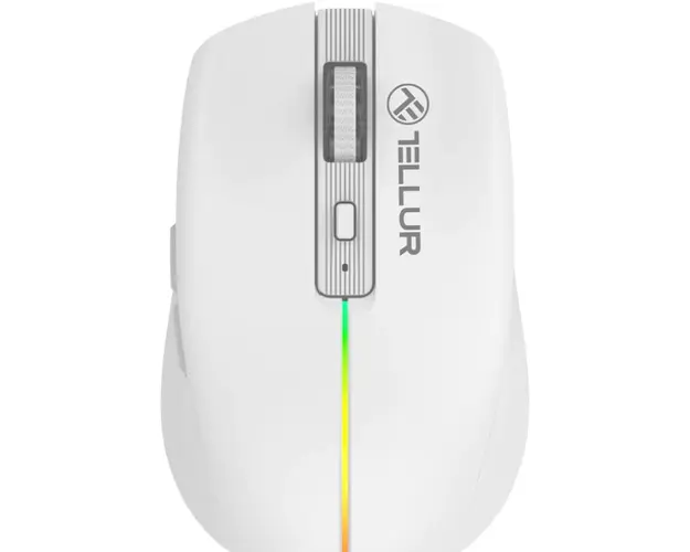 Mouse wireless Tellur Silent Click, alb