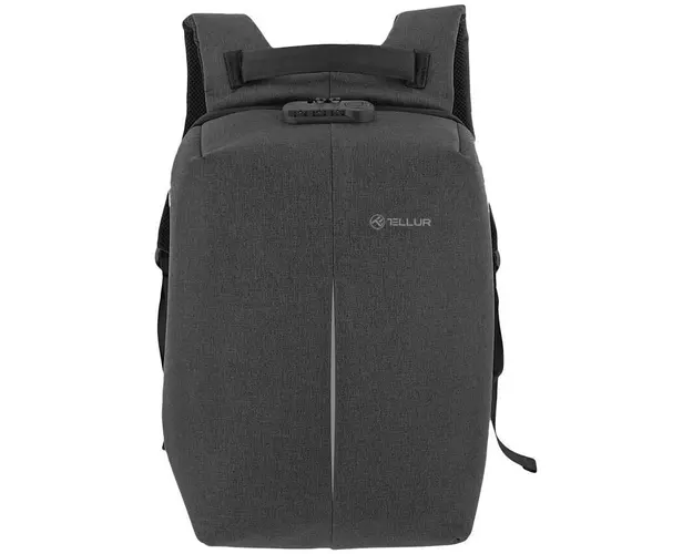 Rucsac laptop Antifurt V2, cu port USB, 15.6, negru